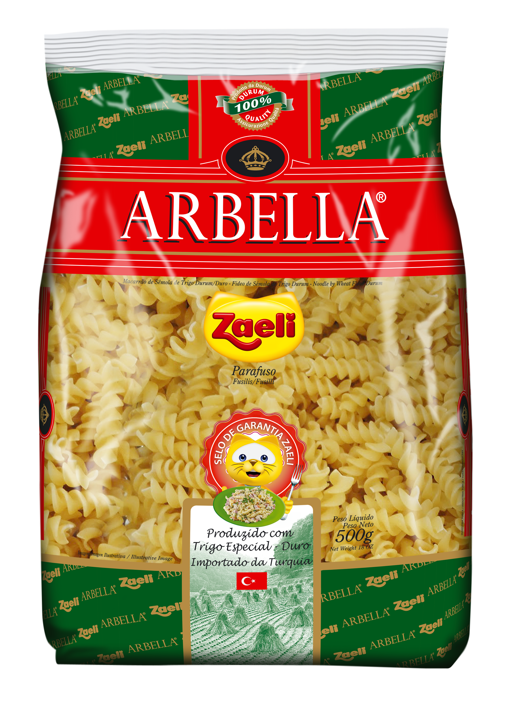 MASSA GRANO DURO IMP PARAFUSO 20X500GR