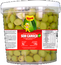 AZEITONA SEM CAROCO BALDE  ZAELI 01X1,8KG