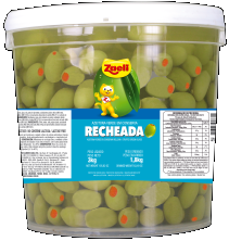 AZEITONA RECHEADA BALDE ZAELI 01X1,8KG
