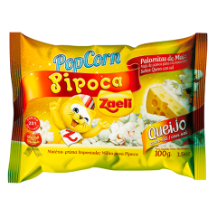 PIPOCA MICROONDAS QUEIJO ZAELI 24X100GR