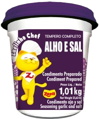 TEMPERO ALHO E SAL ZAELI 06X1,010KG
