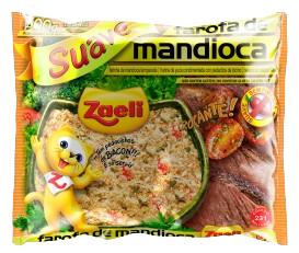 FAROFA DE MANDIOCA SUAVE ZAELI 20X500GR