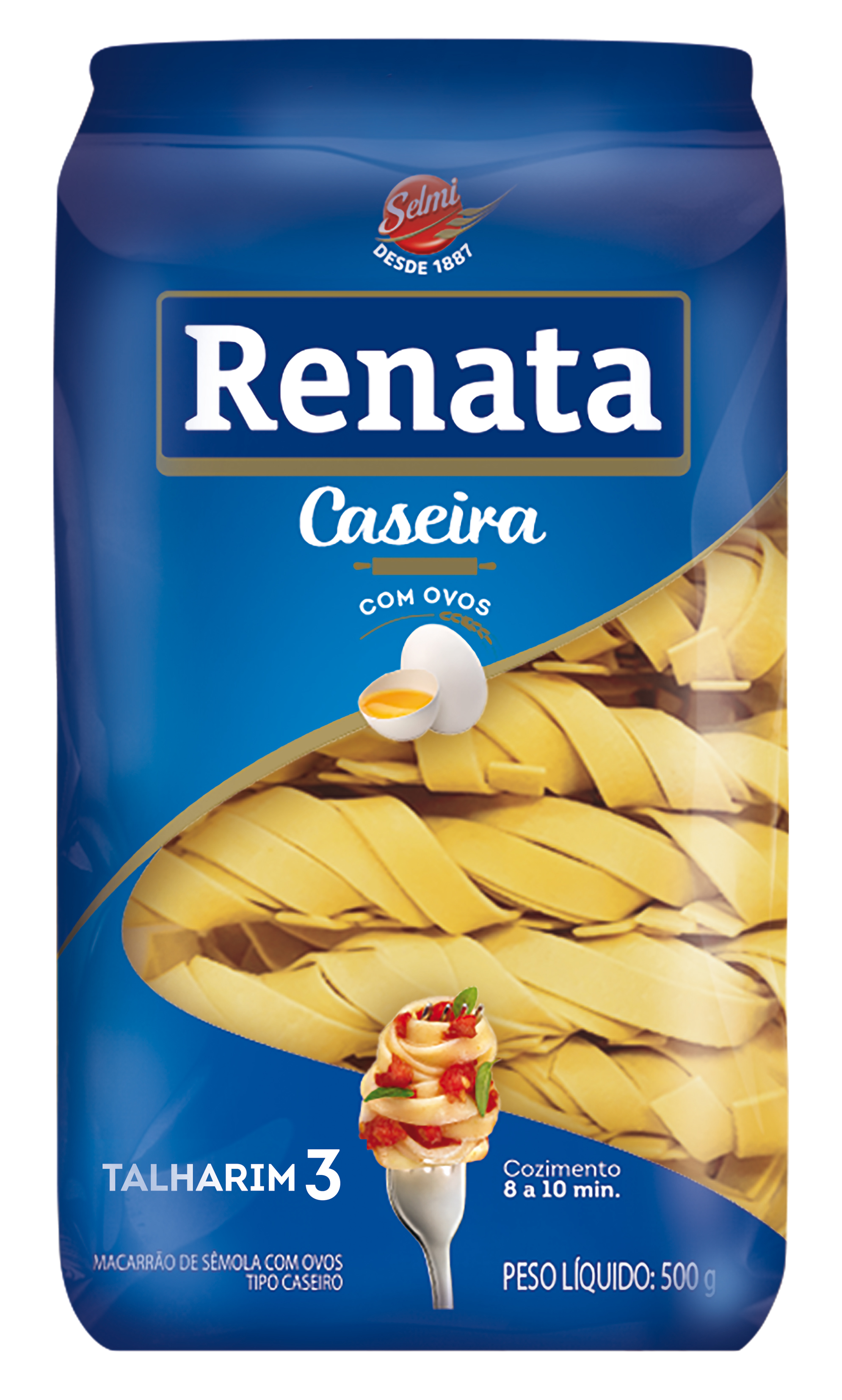 MACARRAO RENATA C/OVOS CASEIRO TALHARIM 3 20X500G