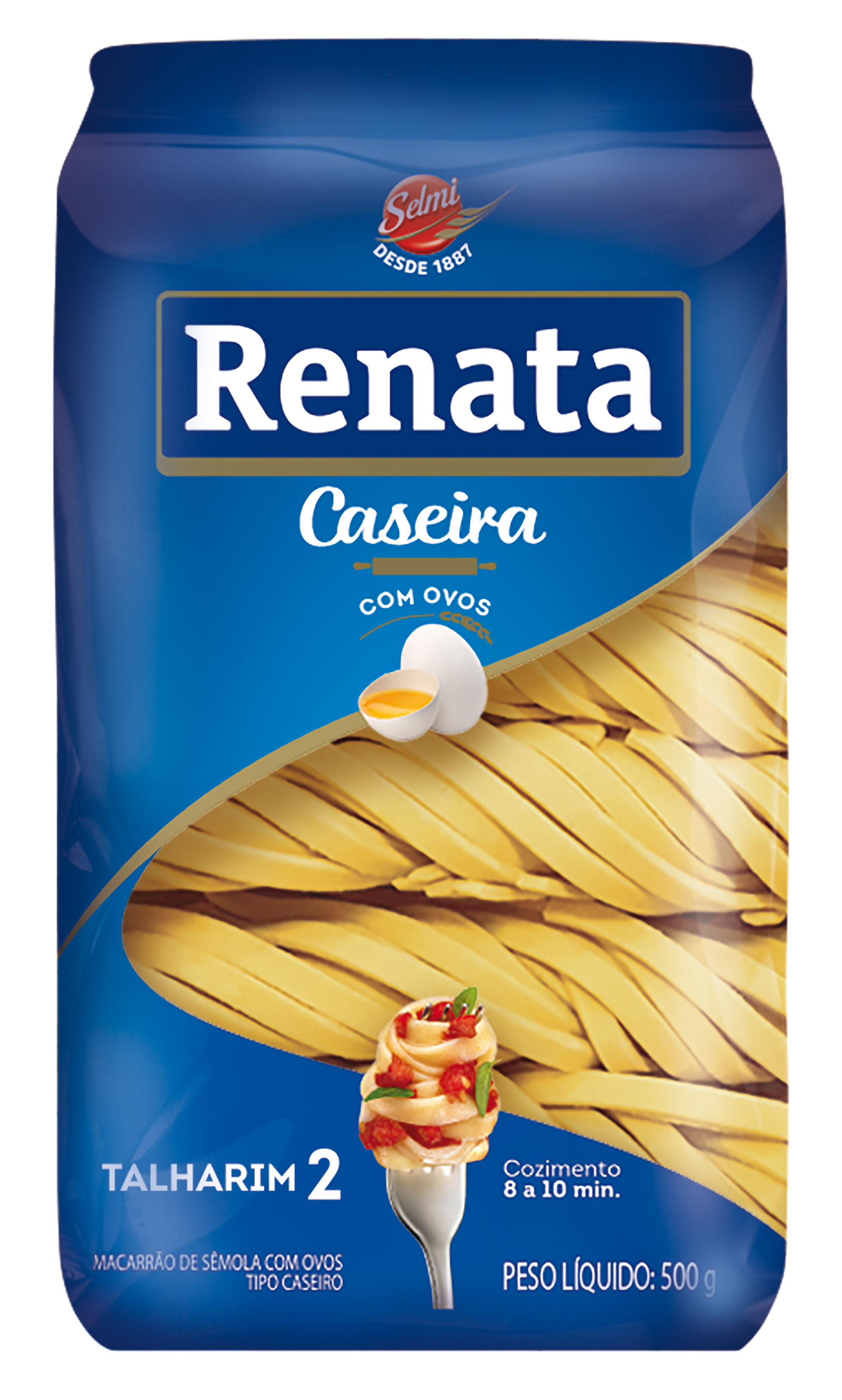 MACARRAO RENATA C/OVOS TALHARIM 2 CASEIRO 20X500GR
