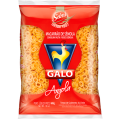 MACARRAO GALO SEMOLA ARGOLA 20X500GR