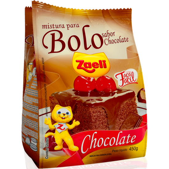 MISTURA BOLO ZAELI CHOCOLATE 12X450GR