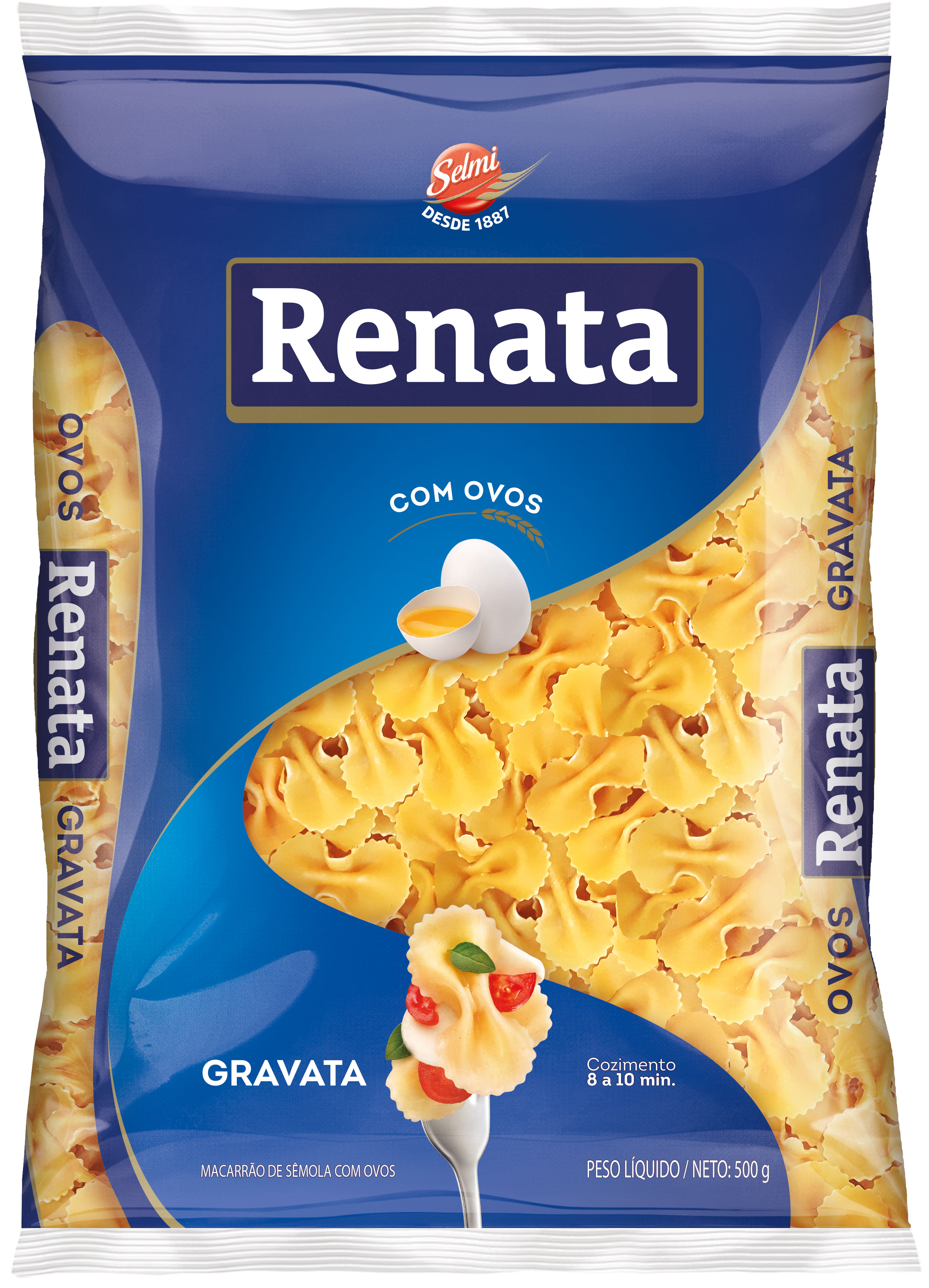 MACARRAO RENATA C/OVOS GRAVATA 20X500GR