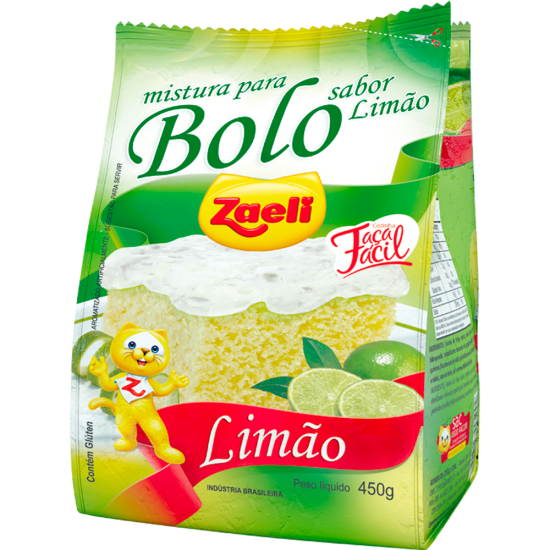 MISTURA BOLO ZAELI LIMAO 12X450GR