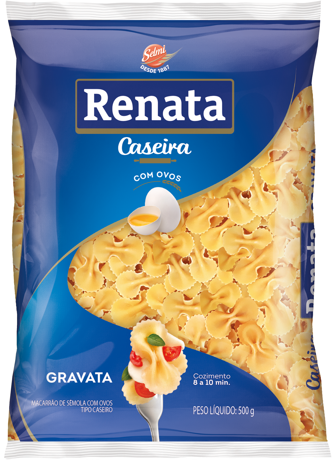 MACARRAO RENATA C/OVOS GRAVATA CASEIRO 20X500GR