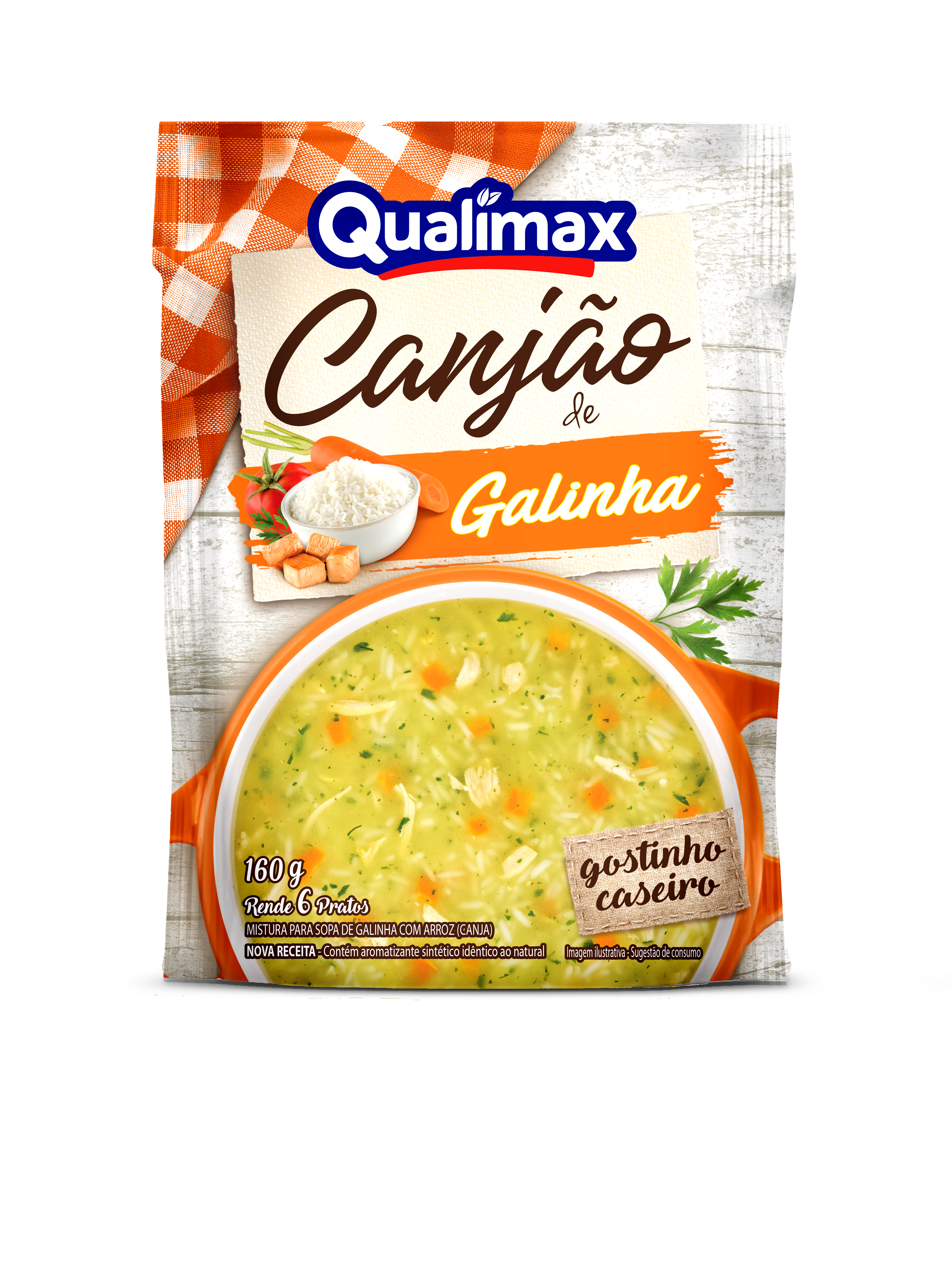 CANJAO GALINHA QUALIMAX 12X160G