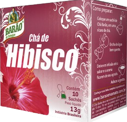 CHA BARAO HIBISCO 10X10X13G