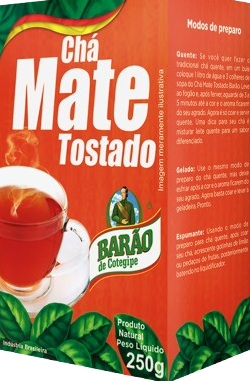 CHA MATE TOSTADO  BARAO 30X250GR