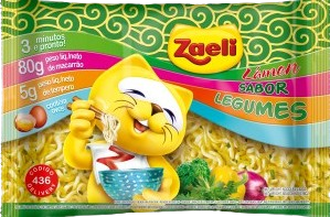 MACARRAO INSTANTANEO LEGUMES ZAELI 50X85GR