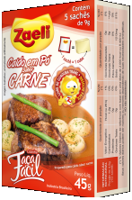 CALDO EM PO CARNE ZAELI 24X45GR