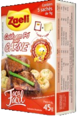 CALDO EM PO CARNE ZAELI 24X45GR