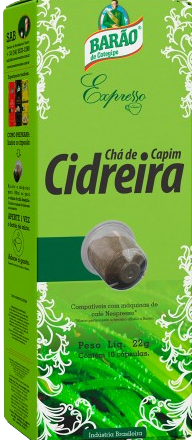 CHA EXPRESSO CIDREIRA BARAO 10 CAPSULAS