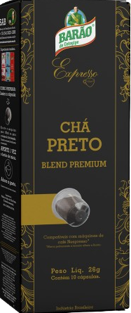 CHA EXPRES PRETO BARAO 10 CAPSULA 