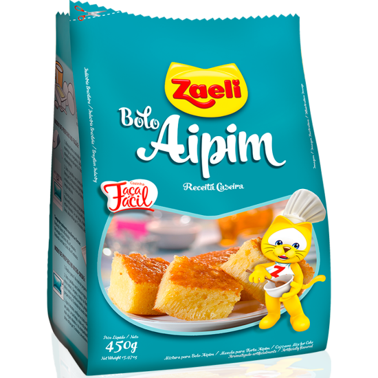 MISTURA BOLO ZAELI AIPIM 12X450GR