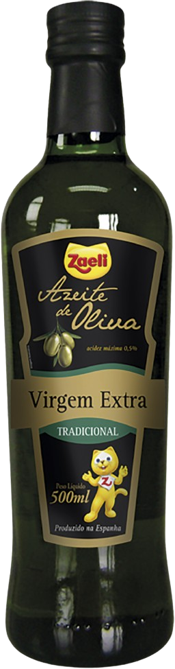 AZEITE DE OLIVA EXTRA VIRGEM TRADICIONAL ZAELI 6X500ML