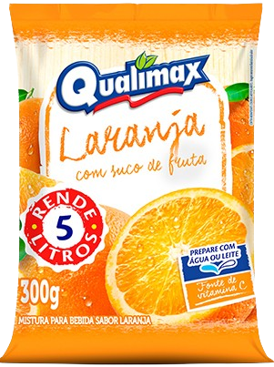 REFRESCO QUALIMAX LARANJA 12X300GR