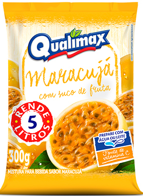 REFRESCO QUALIMAX MARACUJA 12X300GR