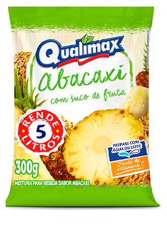 REFRESCO QUALIMAX ABACAXI 12X300GR