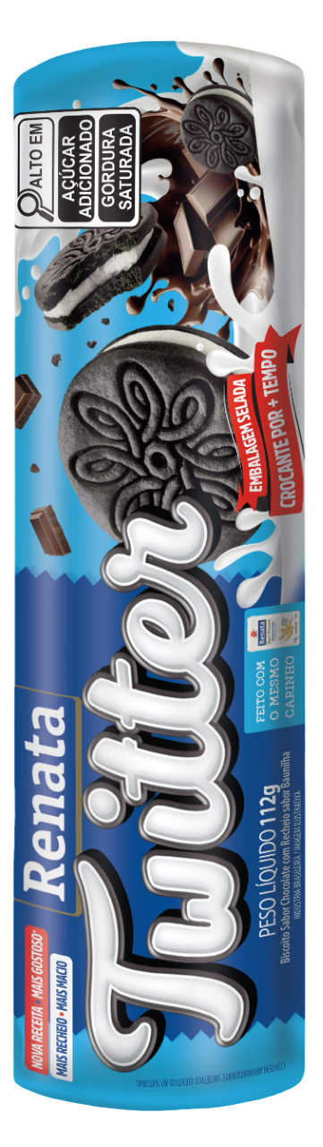 BISCOITO RENATA TWITTER 36X112GR 