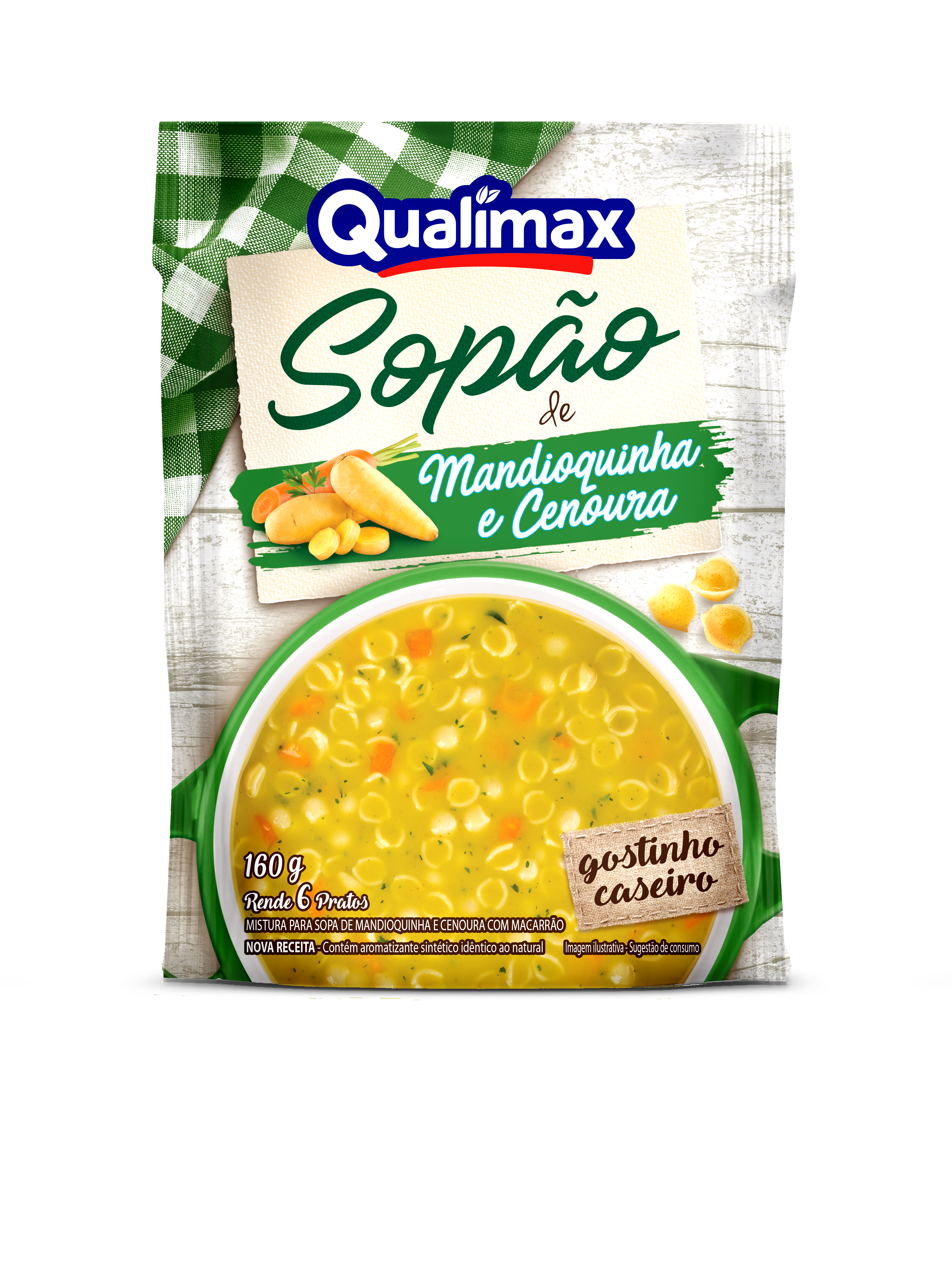 SOPAO QUALIMAX MANDIOQUINHA 12X160GR