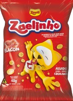 SALGADINHO ZAELINHO SUPERIOR CROCANTE BACON 30X40GR