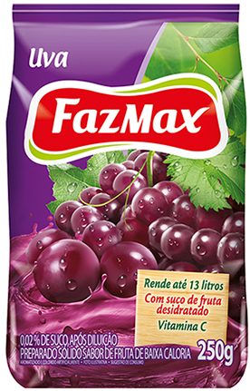 REFRESCO QUALIMAX FAZMAX UVA 10X250GR