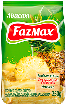 REFRESCO QUALIMAX FAZMAX ABACAXI 10X250GR