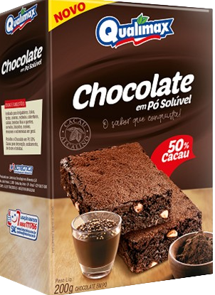 CHOCOLATE EM PO 50% CACAU QUALIMAX 12X200GR