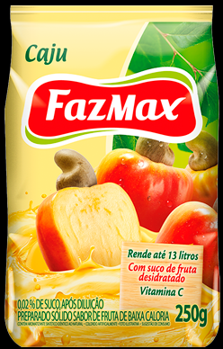 REFRESCO QUALIMAX FAZMAX CAJU 10X250GR