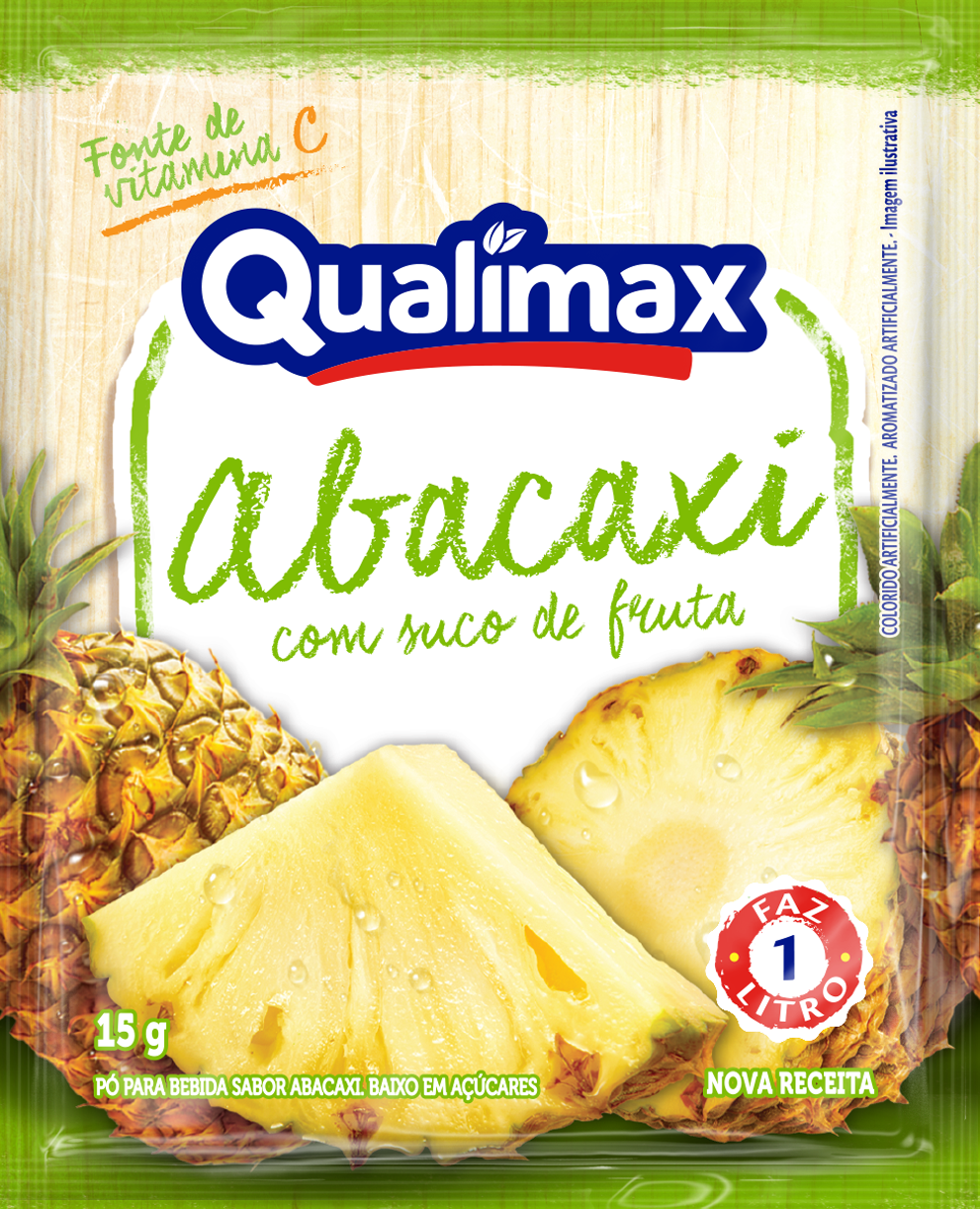 REFRESCO QUALIMAX TURMA ABACAXI 15X15GR