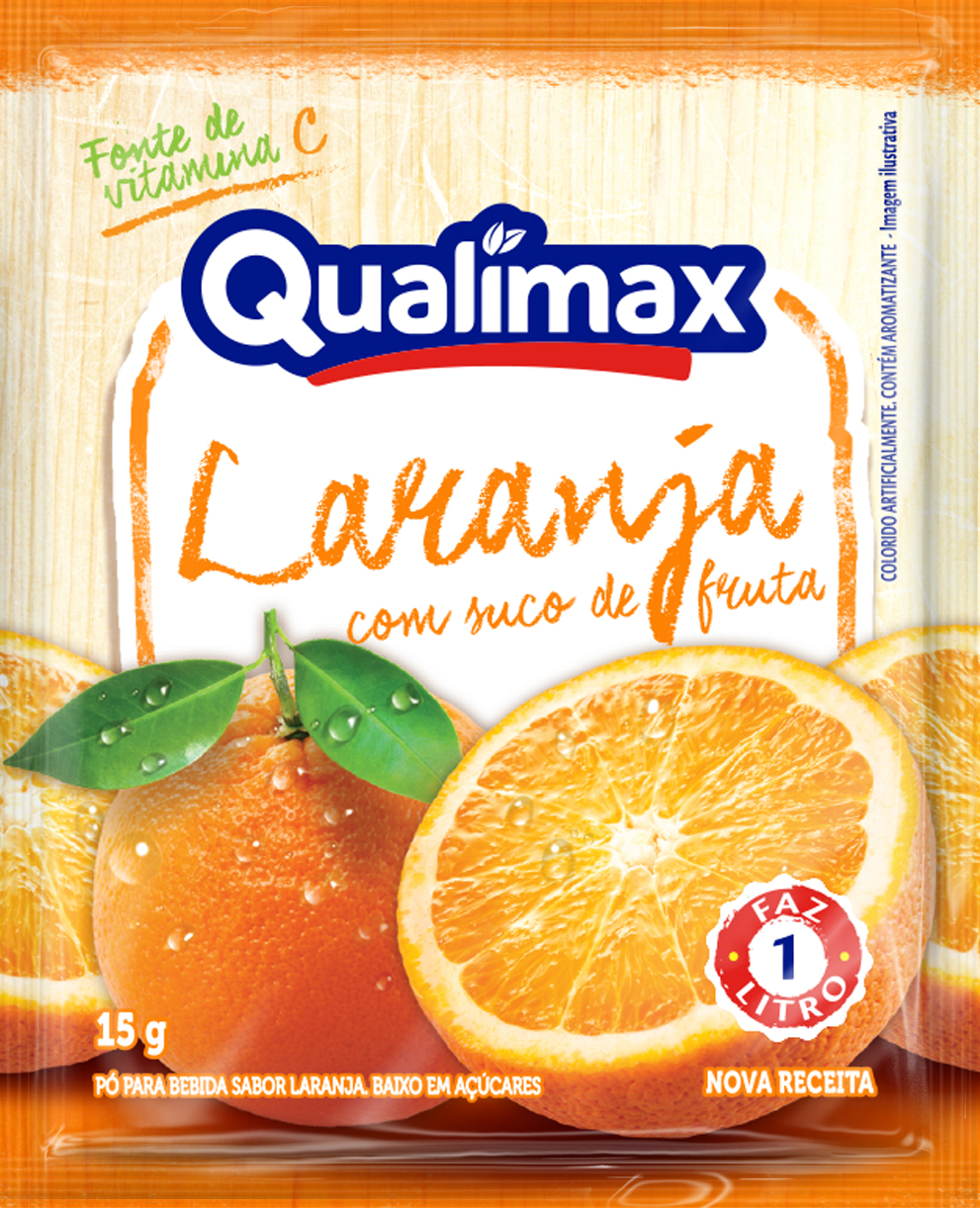 REFRESCO QUALIMAX TURMA LARANJA 15X15GR