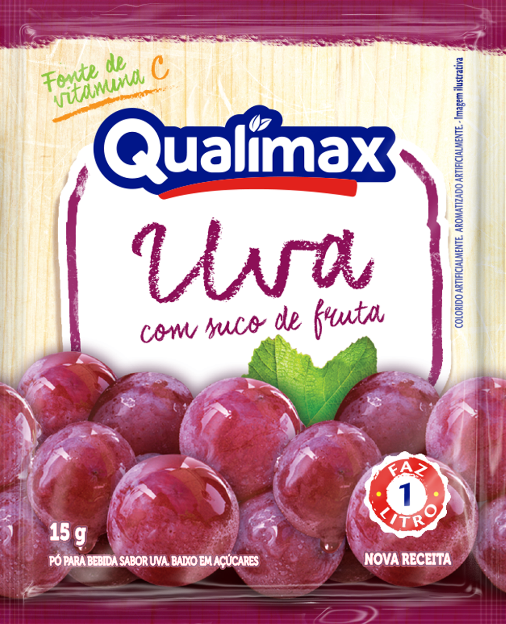 REFRESCO QUALIMAX TURMA UVA 15X15GR