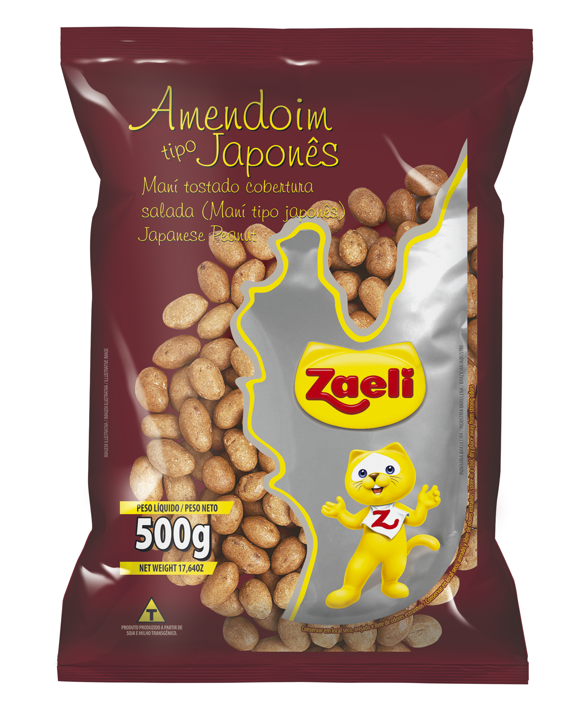 AMENDOIM JAPONES ZAELI 10X500GR