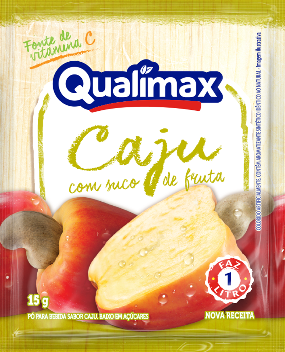 REFRESCO QUALIMAX TURMA CAJU 15X15GR