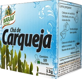 CHA BARAO CARQUEJA 10X10X13G