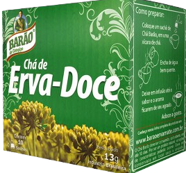 CHA BARAO ERVA DOCE 10X10X13G