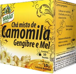 CHA BARAO CAMOMILA GENGIBRE MEL10X10X10G