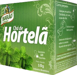 CHA BARAO HORTELA 10X10X10G