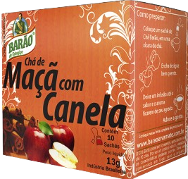 CHA BARAO MACA COM CANELA 10X10X13G