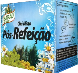 CHA BARAO POS REFEICAO 10X10X13G