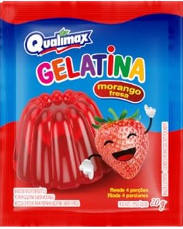 GELATINA QUALIMAX MORANGO 15X20GR