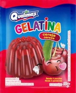 GELATINA QUALIMAX CEREJA 15X20GR
