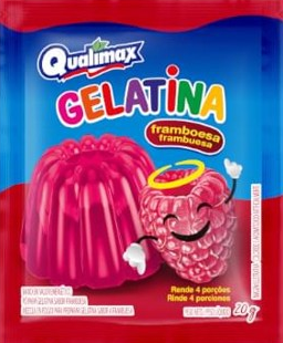 GELATINA QUALIMAX FRAMBOESA 15X20GR