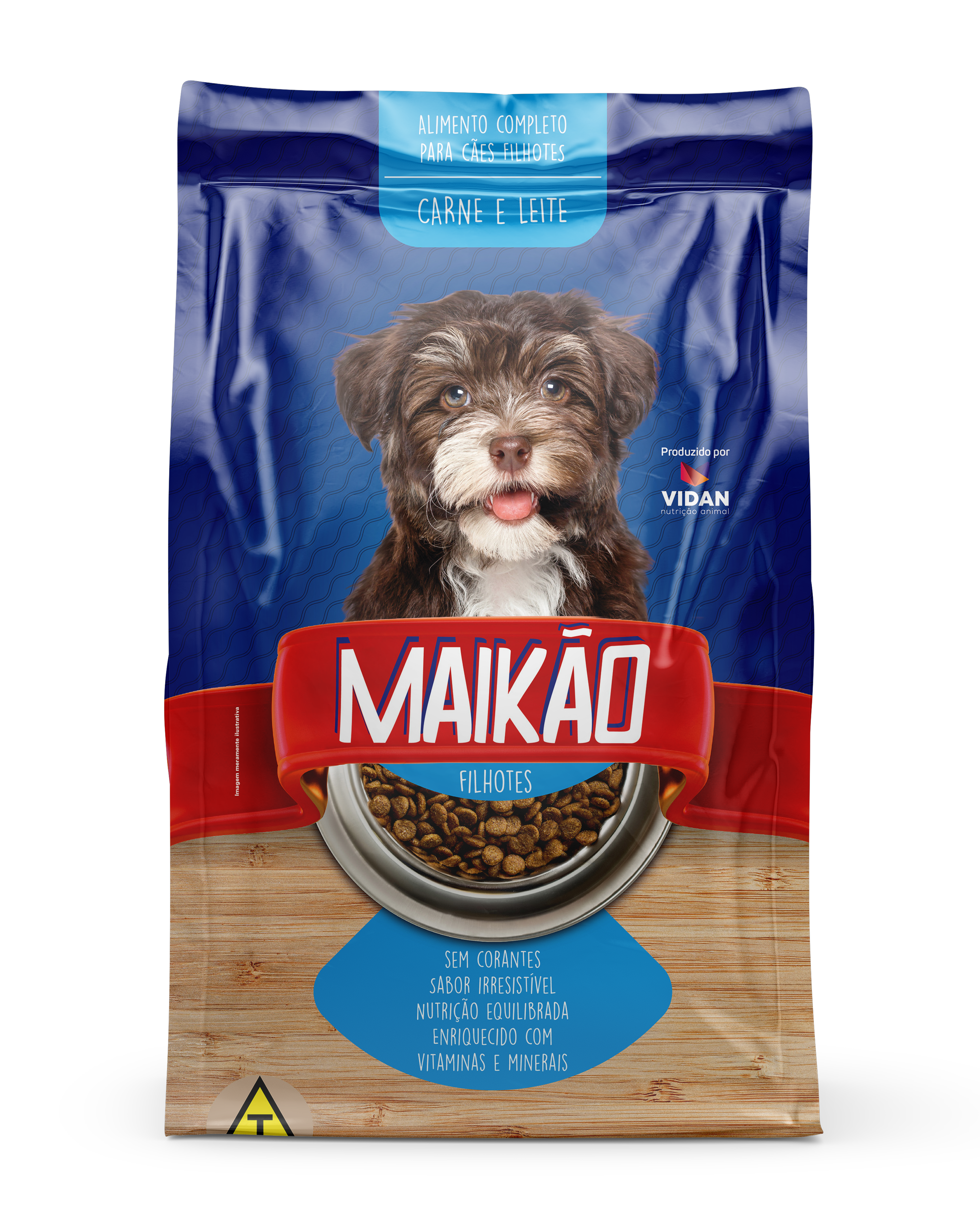 R CAO MAIKAO FILHOTE CARNE E LEITE 10X1K