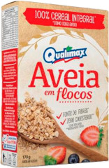 AVEIA EM FLOCOS GROSSA QUALIMAX 24X170GR