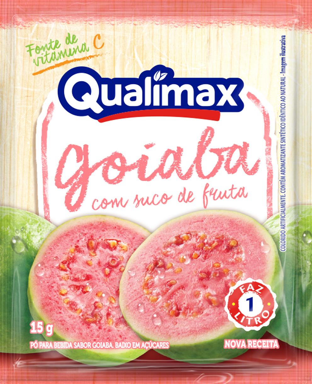 REFRESCO QUALIMAX TURMA GOIABA 15X15GR